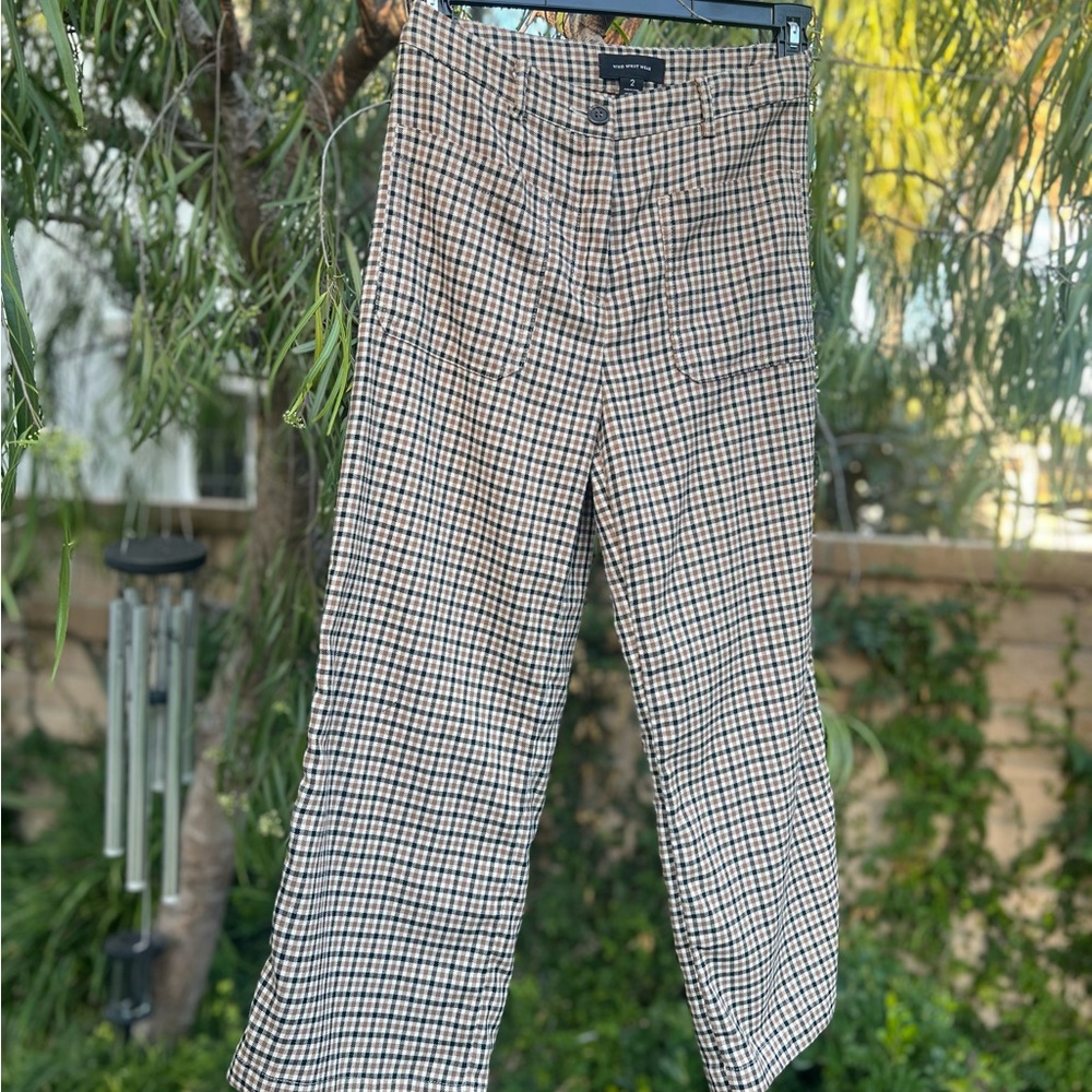 Who What Wear plaid trousers- size 2.